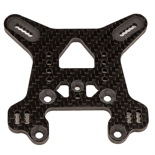 TEAM ASSOCIATED RC8B4 FT REAR SHOCK TOWER, CARBON FIBRE